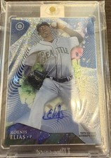 2014 Topps High Tek Blue Dot 1/5 - Autographs Roenis Elias #HT-RE (AU, RC)