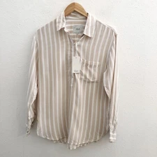 NWT RAILS Elle Stripe Long Sleeve Shirt Size XS