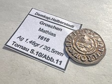 Kapituła katedry Halberstadt: grosze 1618. Mathias