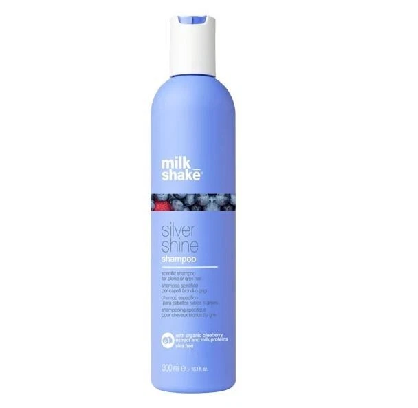 milk_shake Silver Shine Shampoo Anti-Yellow for Blonde/Grey Hair 300ml