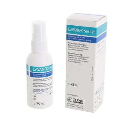 Serag Wiessner LAVANOX Wundspray 75ml PZN 11869899 (134,53 EUR/l)