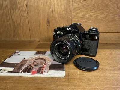*Mint* Canon AE-1 Program Black Film Camera New FD Zoom 35-70mm F/3.5-4.5 /Japan