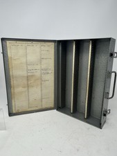 Metal 35mm Slide Storage Box by P. Sternaman Co. Holds 162 Slides, VG Cond.