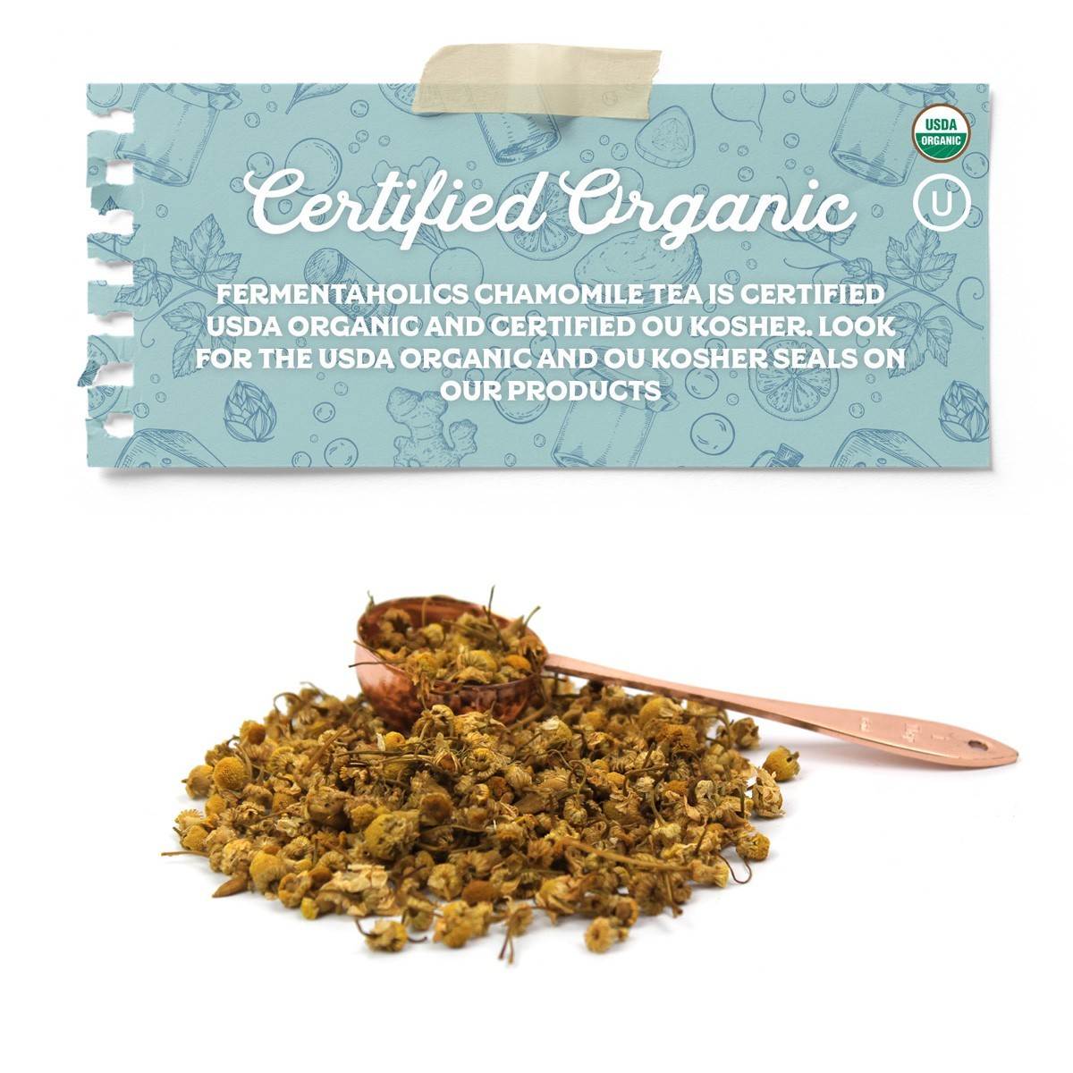 Chamomile Flowers, Organic - 2 oz