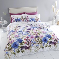 Image of Catherine Lansfield Countryside Floral Duvet Cover Set Bedding Set Quilt Cover