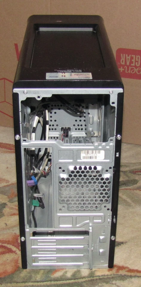 Dell Inspiron 519 EMPTY Computer 4 Slot Standard ATX Motherboard Tower PC Case - Image 2 of 4