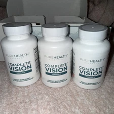 PureHealth Research Complete Vision- Eye Support Set of 3 bottles total 180 caps