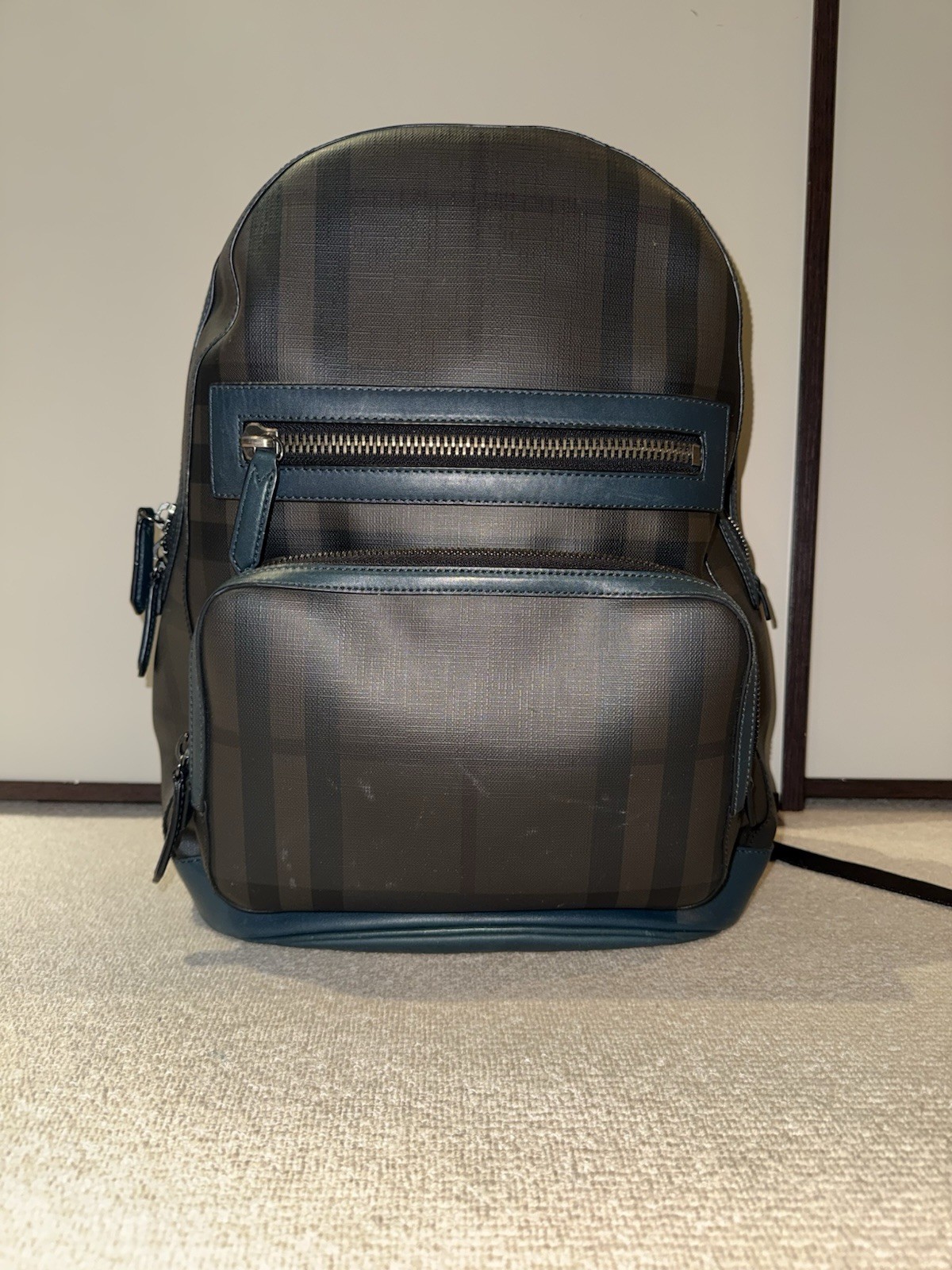 Burberry Checkered Backpack  rucksack men’s RRP: £1,350 *Trusted Seller*