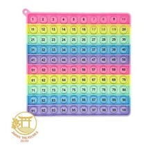 Pop-it Number Play Early Educational Arabic Numerals 1-100 for Boys and Girls