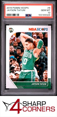 2019 PANINI HOOPS #6 JAYSON TATUM CELTICS PSA 10