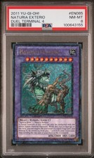 2011 YU-GI-OH! DUEL TERMINAL 4 #EN085 NATURIA EXTERIO PSA 8