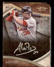 2017 Topps Tier One Break Out Autographs Silver Ink Aledmys Diaz Auto 06/10 St.