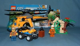 TOWN: CITY, JUNGLE CARGO HELICOPTER SET 60158 - LEGO - 2017 - USED