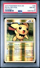 2010 POKEMON HEARTGOLD & SOULSILVER SPANISH #28 PICHU-REVERSE FOIL PSA 8 on eBay