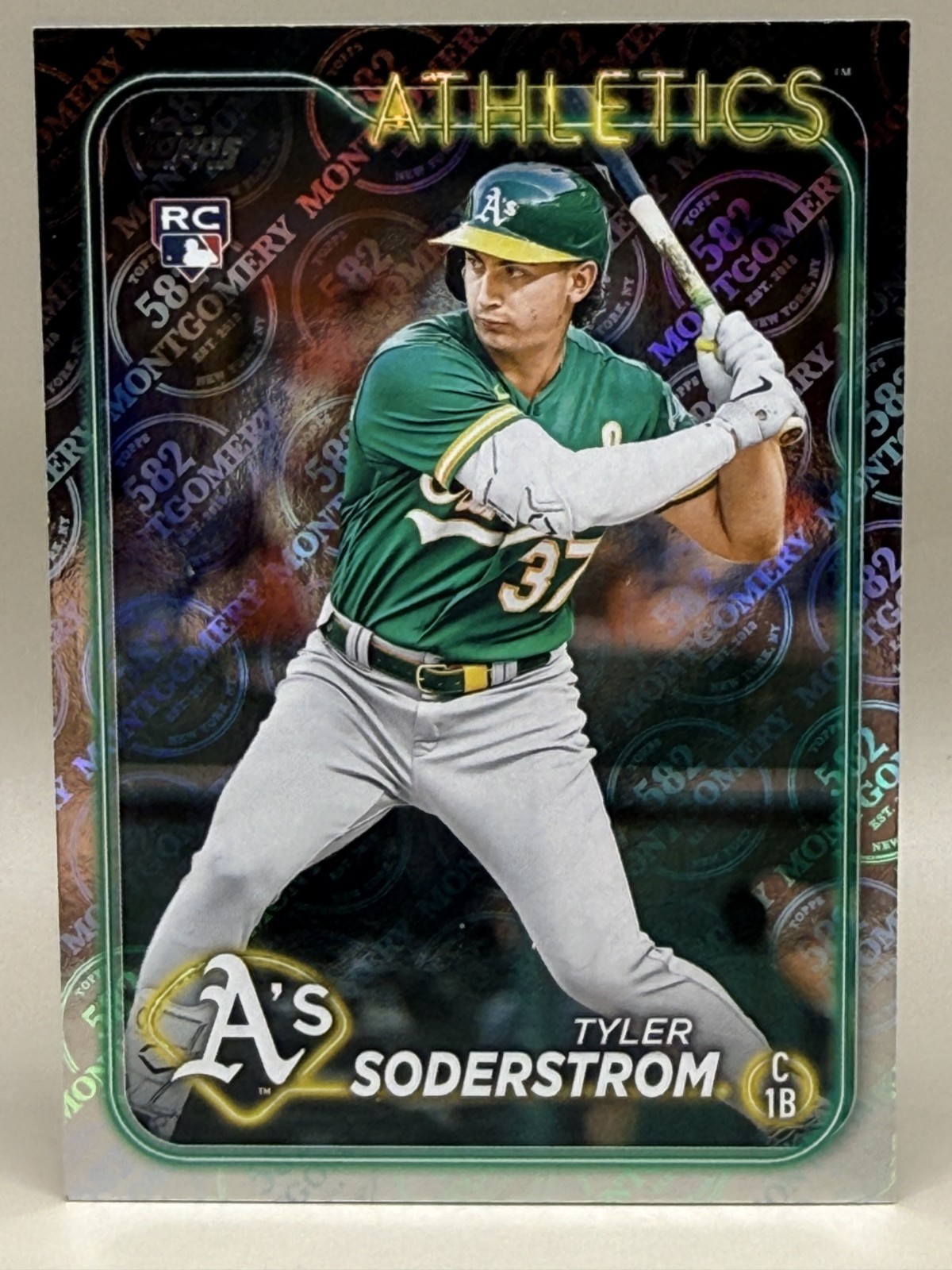 2024 Topps 582 Montgomery Rookie Card Tyler Soderstrom #244