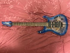 Ibanez S1070PBZ-CLB Electric Guitar 6-String Blue Used with Soft Case