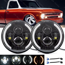 7 Round Led Headlight Hi-lo For Jeep Wrangler Jk Lj Tj For Chevy C10 C20 7 Round Led Headlight Hi-lo For Jeep Wrangler Jk Lj Tj For Chevy C10 C20