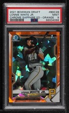 2021 Bowman Chrome Draft Sapphire Edition Orange 10/25 Lonnie White Jr 0xh3