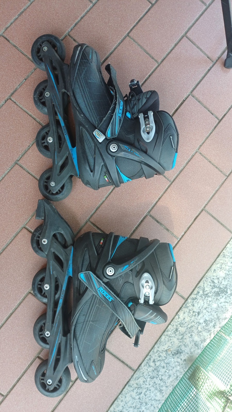 Pattini Rollerblade 44 4 ruote usati buono stato