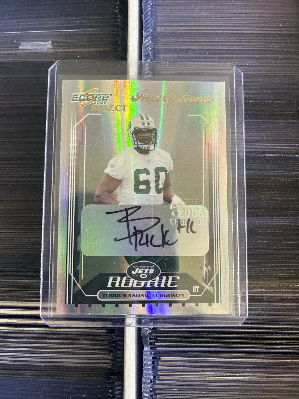 D'Brickashaw Ferguson Score Select #342 Scorecard