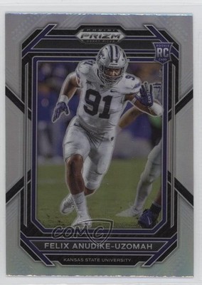 2023 Panini Prizm Draft Picks Silver Felix Anudike-Uzomah #190 Rookie RC 1fa0