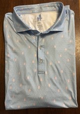 Johnnie-O Men's Gummy Bears Printed Short-Sleeve Golf Polo Featherheight 2XL