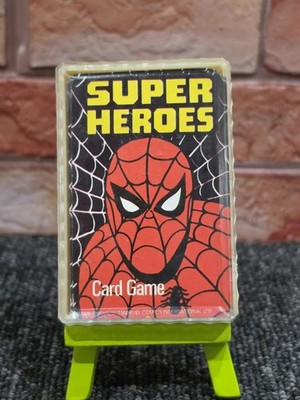 Vintage 1977 Marvel Super Heroes Kartenspiel Spider-Man komplett Retro Sammlerstück