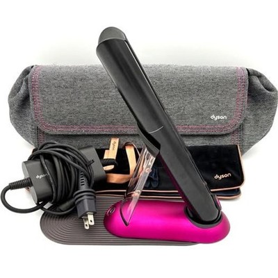 Dyson Corrale  Hair Straightener Bundle Black Nickel/Fuchsia-EUC
