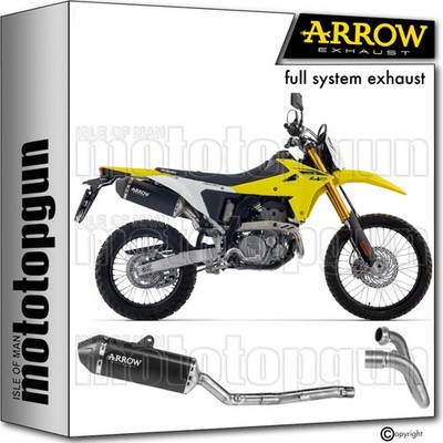 ARROW FULL SYSTEM EXHAUST RC EXPLORER BLACK ALUMINIUM C SUZUKI DR-Z4S 25/26
