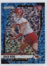 2024 Panini Prizm Rookies No Huddle Blue Prizm 48/99 Jaden Hicks #336 04qn