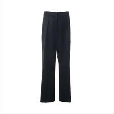 Herm s Cotton Pants 38 Ladies' Black H5E0495DH Slacks Is there a tsure