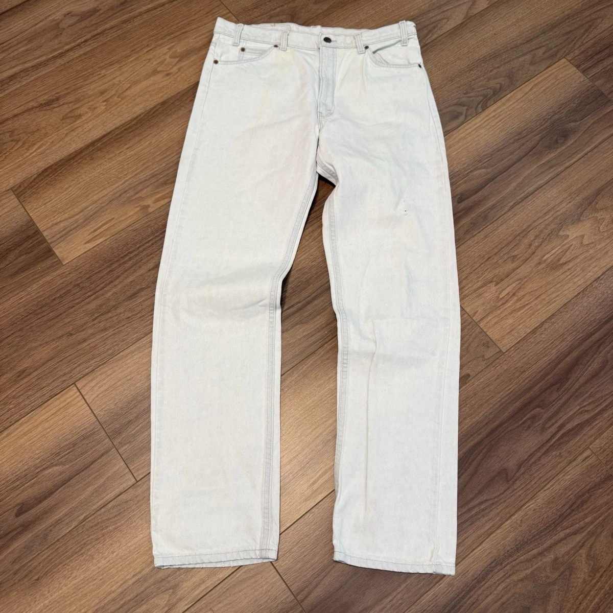 Las mejores ofertas en Vaqueros Levi's 505 Blanco para hombres | eBay