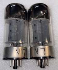 Matched Pair Sovtek 6550WA 6550 KT88 Tubes Welded Plates Amplitrex Tested Strong