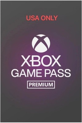 Xbox Game Pass Premium 1 Month Membership (USA)  (NEW & EXISTING) E-delivery