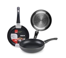 IBILI Indubasic Frying Pan, Aluminium, Black, 20 x 20 x 6 cm