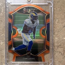 Panini 2020 Select Concourse Cam Akers Rookie Card #55 Los Angeles Rams. rookie card picture