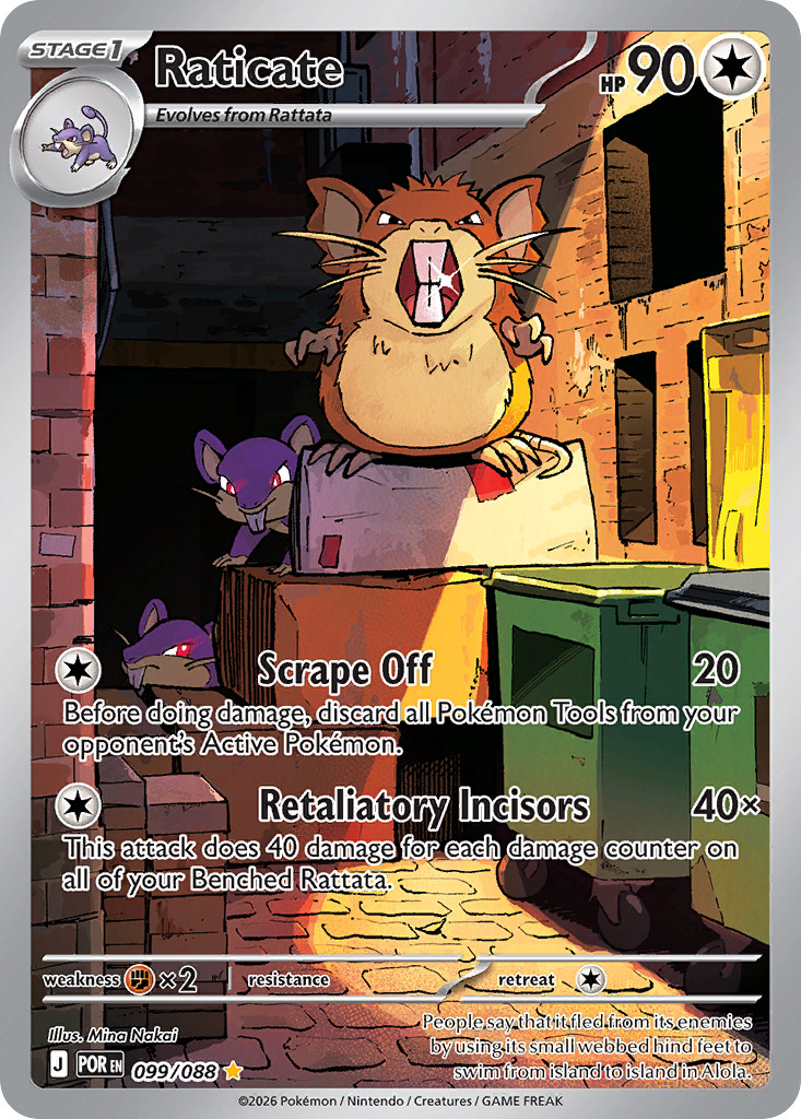 Raticate 099/088 Me03: Perfect Order Holo