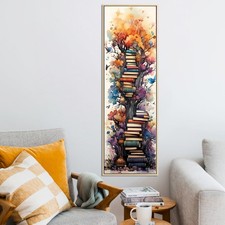 YALKIN Book Paint by Numbers for Adults Beginner without Frame 12x36in