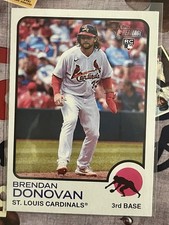 2022 Topps Heritage High Number Brendan Donovan #543 (RC) Cardinals