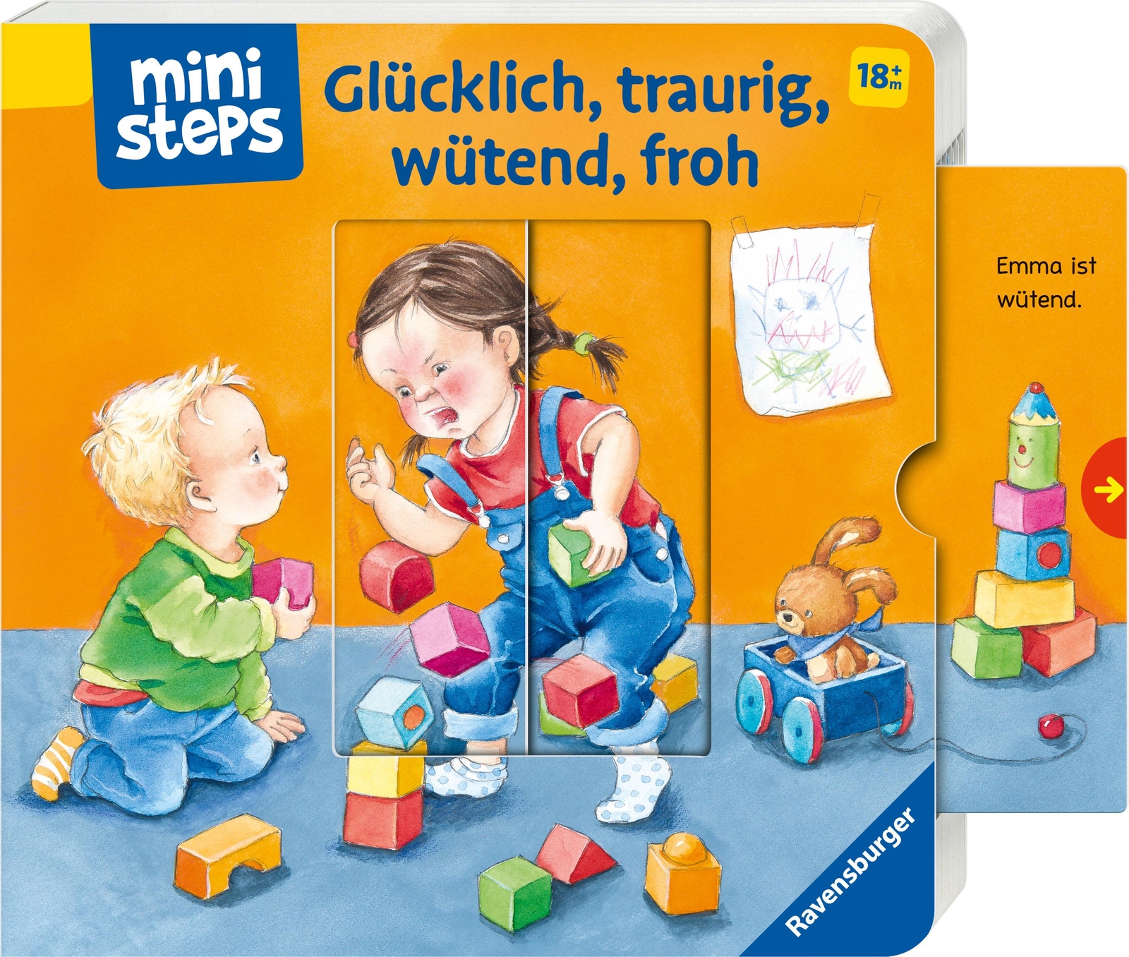 Thumbnail - Ministeps: Glücklich, Traurig, Wütend, Froh Sandra Grimm
