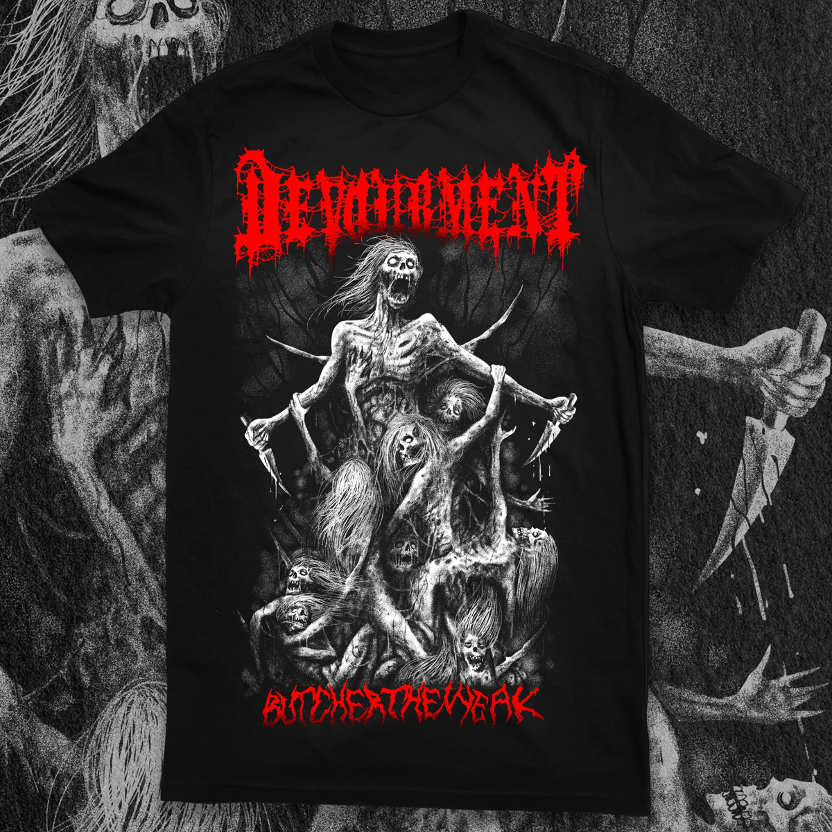 Collection Devourment Band Gift For Fan Black S-2345XL Unisex T