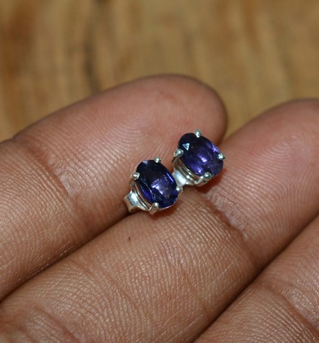 925 Solid Sterling Silver Peridot Garnet Multi Stone Stud Earring eW404 - Picture 69 of 135