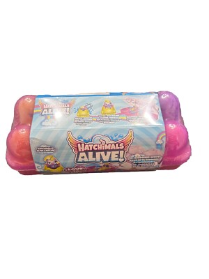 Hatchimals Alive Carton with 5 Self-Hatching Eggs, 11 Accessories