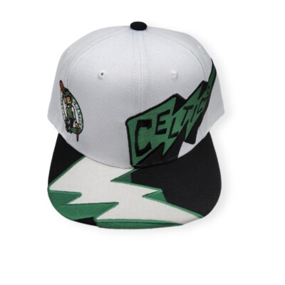 Mitchell & Ness Boston Celtics Fast Times White Adjustable Snapback Hat Cap