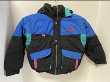 Vintage OSHKOSH B'GOSH Boys Multi Tone Winter Hooded Jacket
