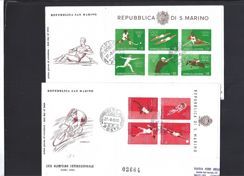 SAN MARINO-COVERS-MIXED PERIODS-SELECTION OF 27-SETS-F-VF-#100