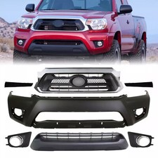 Front Bumper Cover Fascia Grille Assembly Kit For 2012-2015 Toyota Tacoma Front Bumper Cover Fascia Grille Assembly Kit For 2012-2015 Toyota Tacoma