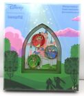 <!--F#f_0-->Loungefly Disney Sleeping Beauty Three Fairies Stained Glass Slider LE 1900 Pin<!--F/-->