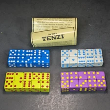 TENZI Party Game - 4 Sets of 10 Dice- 15mm Bulk Replacement d6 Tabletop Game Die