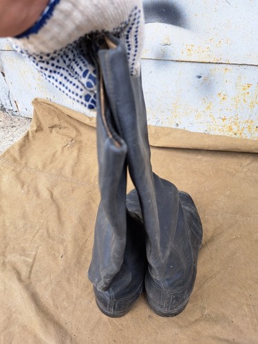 Botas cromadas de oficial ruso soviético Segunda Guerra Mundial talla 41 - Imagen 8 de 13